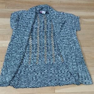 Say What? Monochrome Knit Cardigan